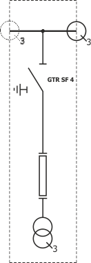Elektrické schéma Rotoblok SF - měřicí pole