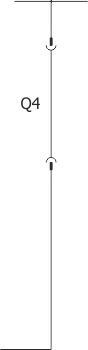 Strukturální schéma rozdzielnicy RXD 36 - Pole spojky – skříň se svěračem
