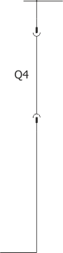 Strukturální schéma rozdzielnicy RXD - Pole spojky 12/17,5 kV- skříň se svěračem