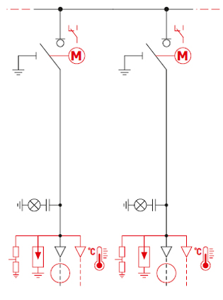 Typical configurations - Two-pole system - LL (2 linear fields)