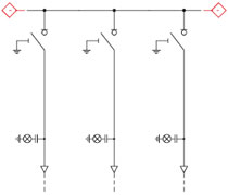 TPM Air switchboard wiring diagram – LLL+ system (l, p)