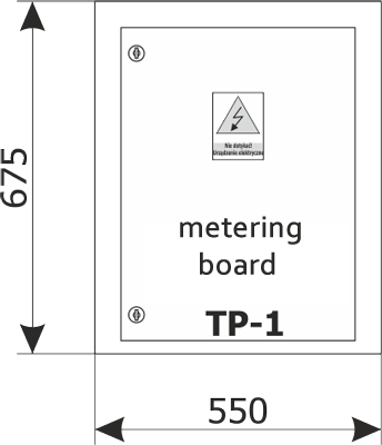 TP-1 metering panel