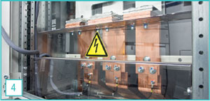 Optimal connection conditions in the busbar connection compartment