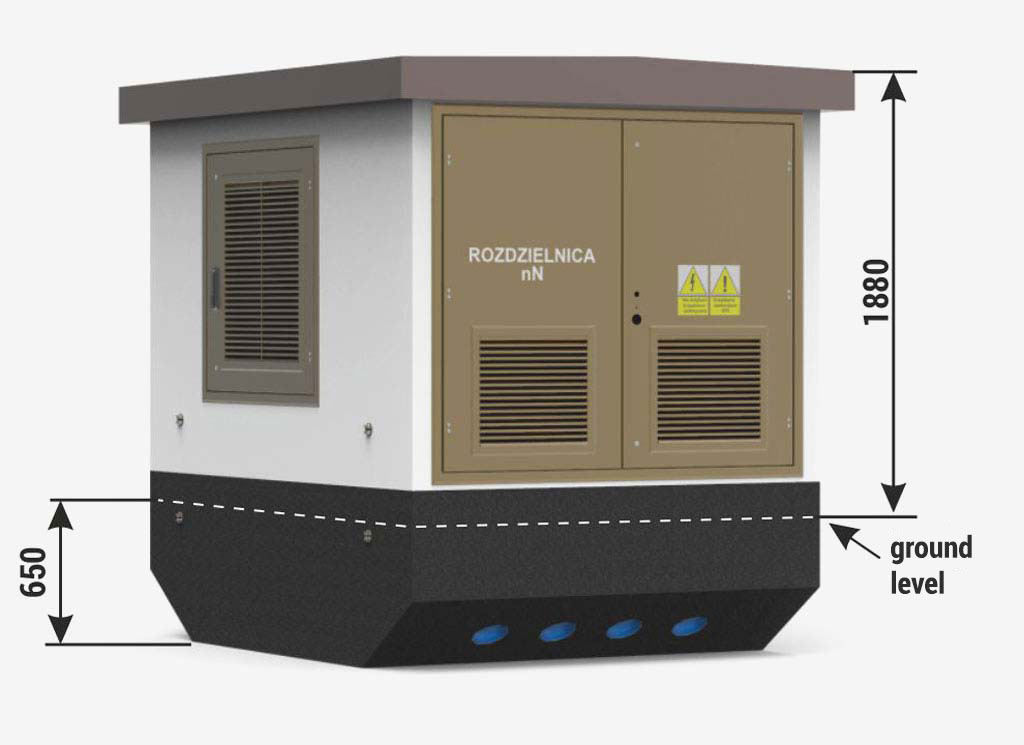 Minibox 20/630 (Mzb2 (2,54x1,98) 20/630) - concrete container 