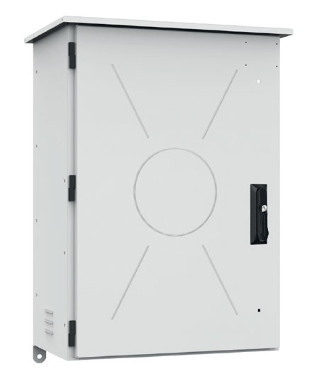 Object cabinet for overhead switchgear with a closed structure in dry air insulation